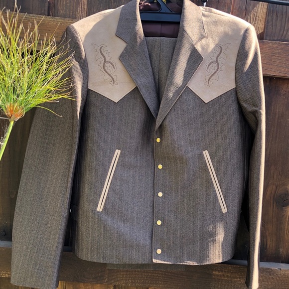 Other - MEN’S BROWN WESTERN WEAR SUIT & PANT